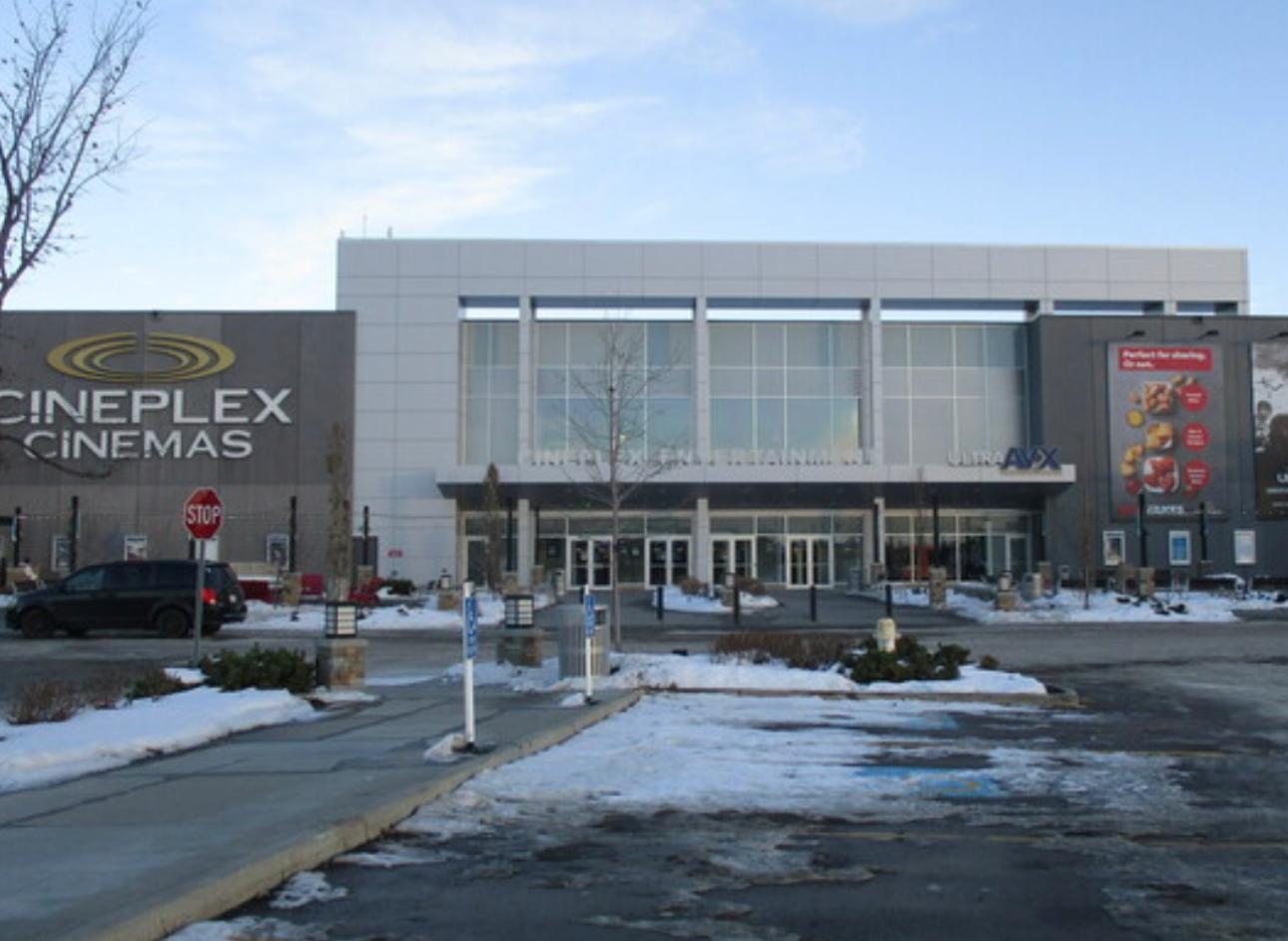 Cineplex Ultra AVX building exterior Alberta