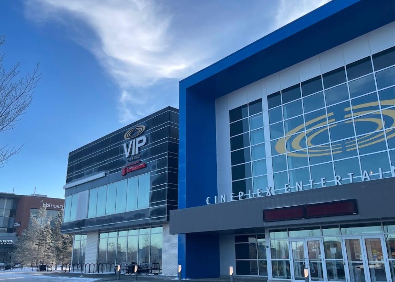 Cineplex VIP Cinemas exterior Edmonton