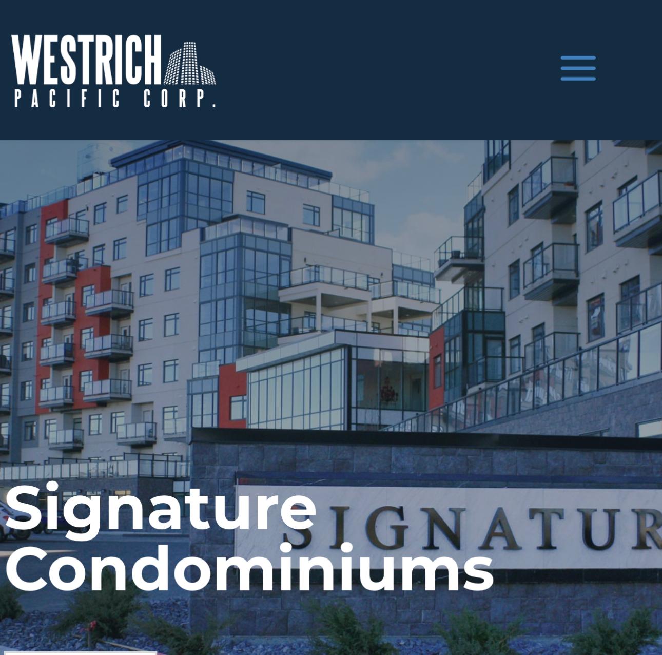 Signature Condominiums full interior build Alberta