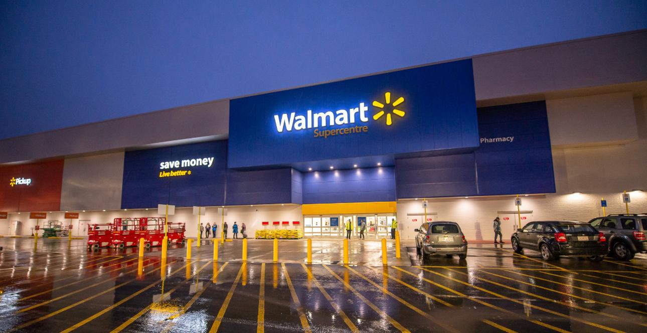 Walmart Supercentre grand opening full interior build Alberta
