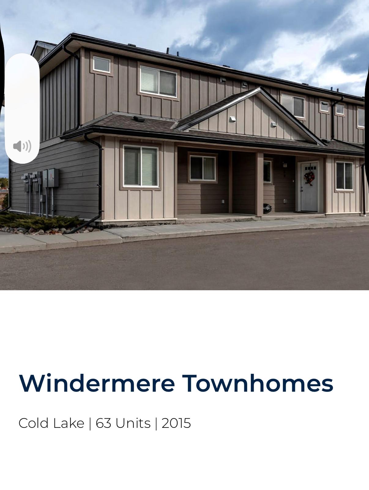 Windermere Townhomes framing and finishing Cold Lake